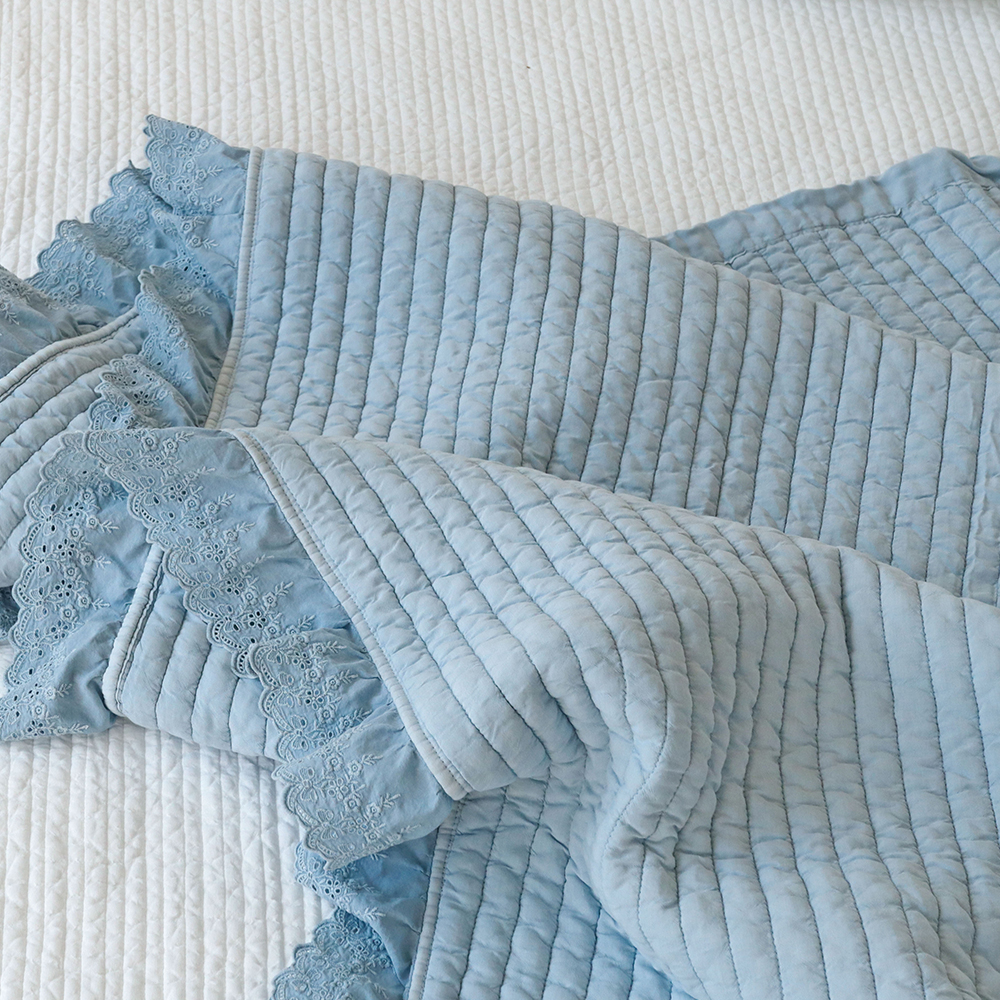 프랑수아 레이스 모달 스프레드 피그먼트 워싱 사계절 침대 이불겸패드 160x210