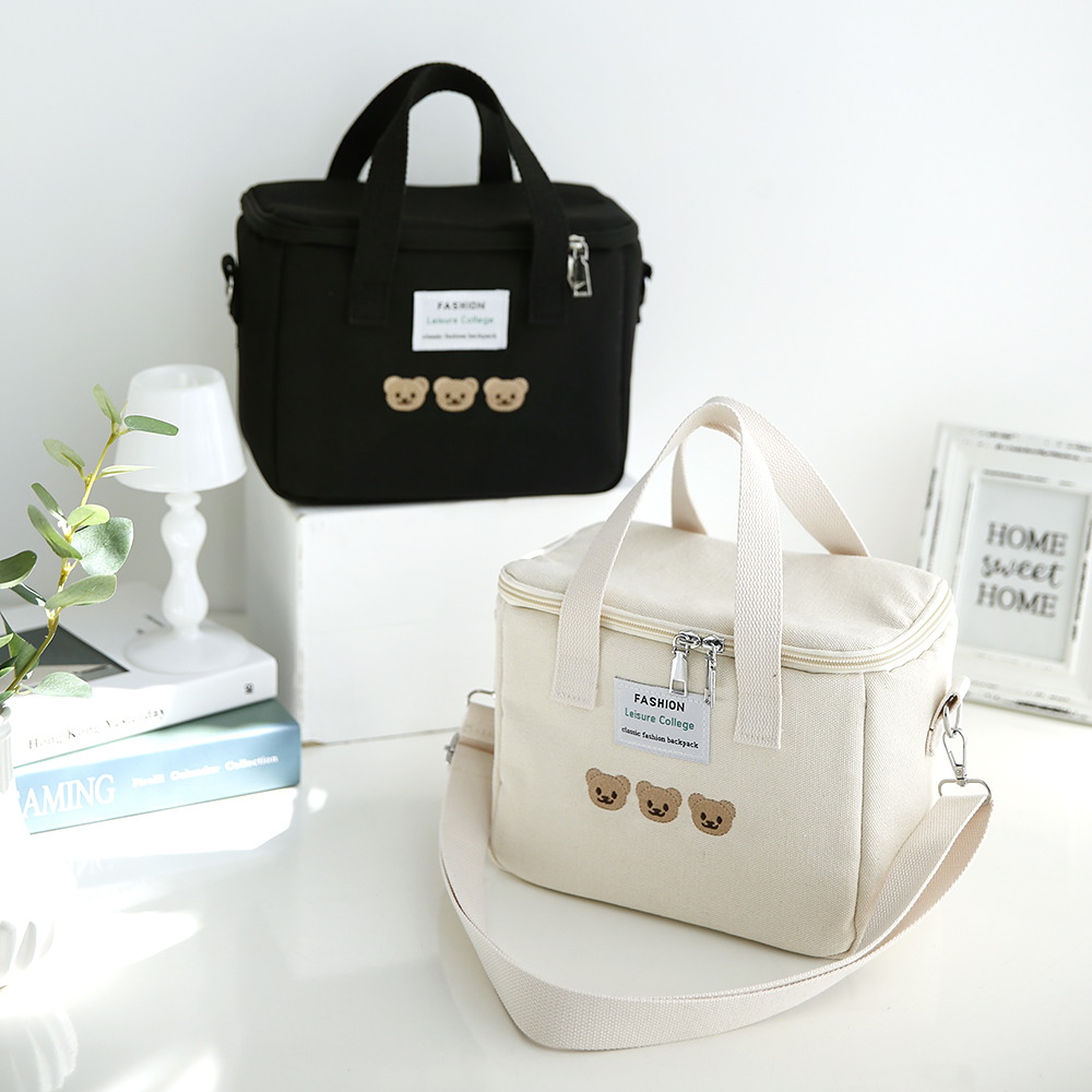 플라라 곰돌이 아이스가방 이유식 캠핑 쿨링 보냉백 미니 아이스 쿨러백