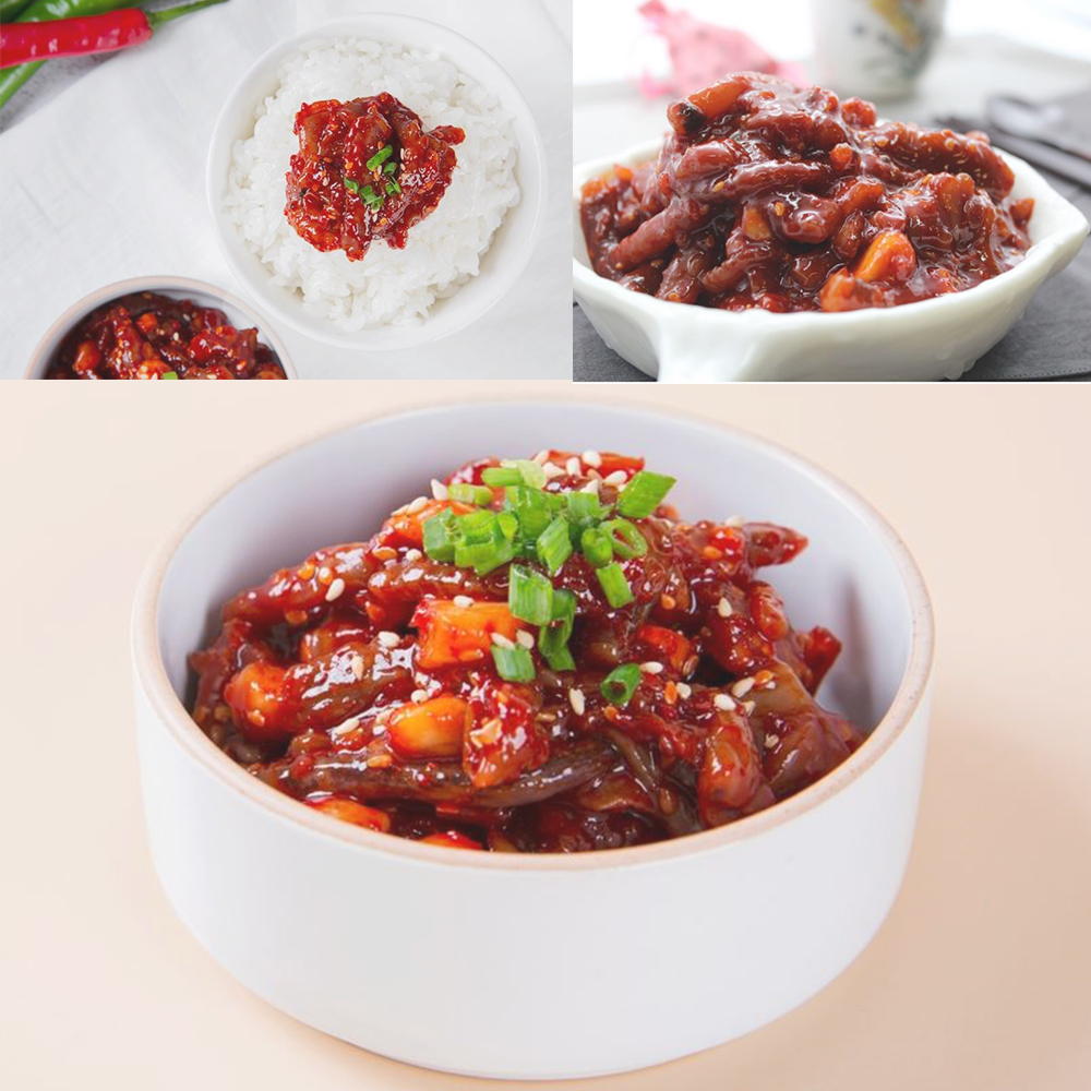 오동통 쫄깃한 낙지젓 1kg 통통 야들 혼밥 전통 반찬 - 상품 이미지