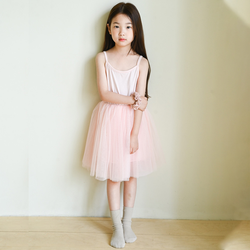 아르네 나시 튜튜 샤 원피스 냉감소재 여아 아동 유아 핑크 블랙 아이보리 발레