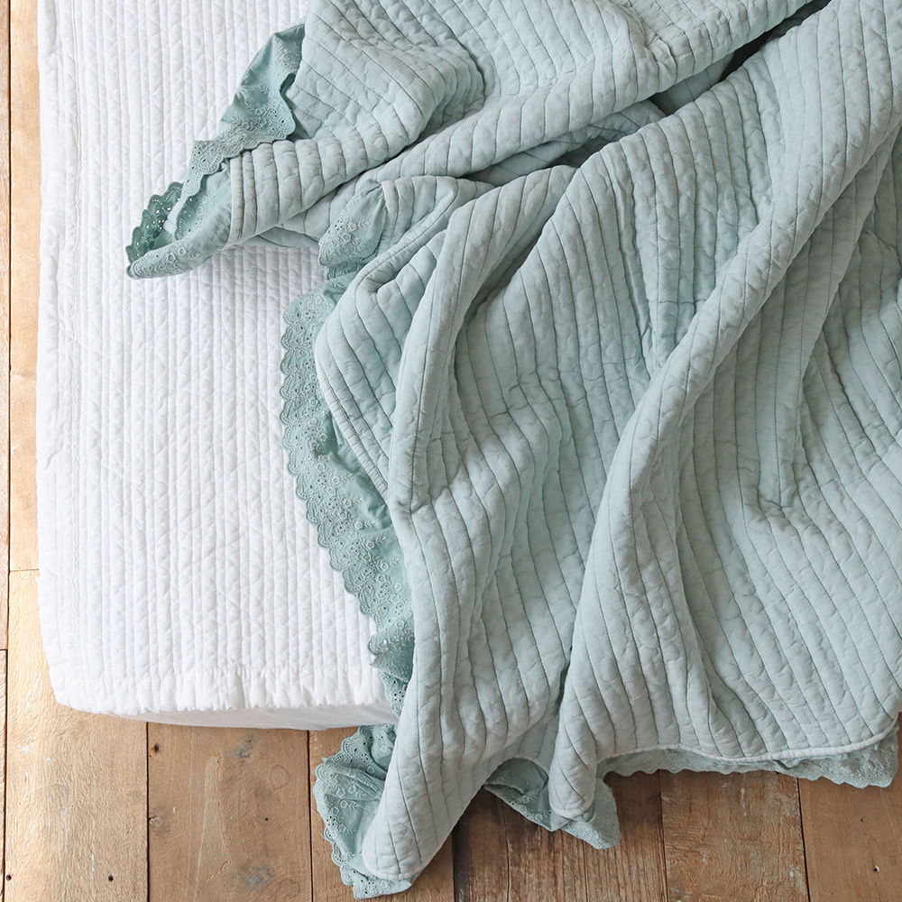 프랑수아 레이스 모달 스프레드 피그먼트 워싱 사계절 침대 이불겸패드 160x210