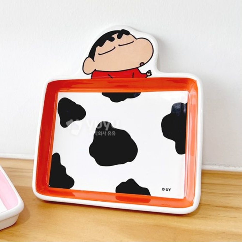 귀여운 짱구 이불 모양 간식 접시 예쁜 작은 미니 도자기 앞접시