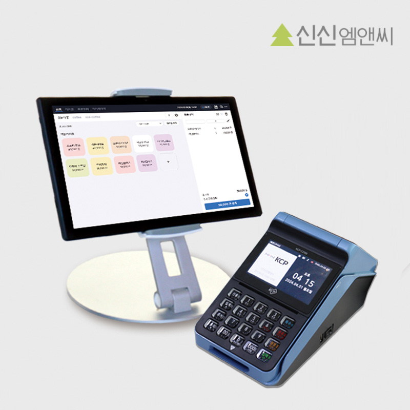 KCP-C2100 애플페이 3인치단말기 포스프로그램 키오스크 태블릿메뉴판 POS 헬로포스 - 메인 이미지