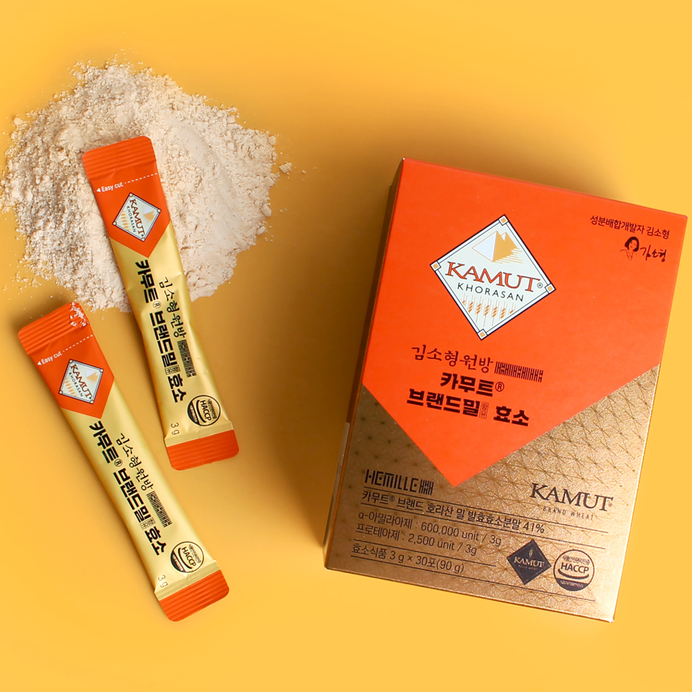 김소형 원방 카무트 브랜드밀 효소 3g x 30포 - 상세 이미지 2