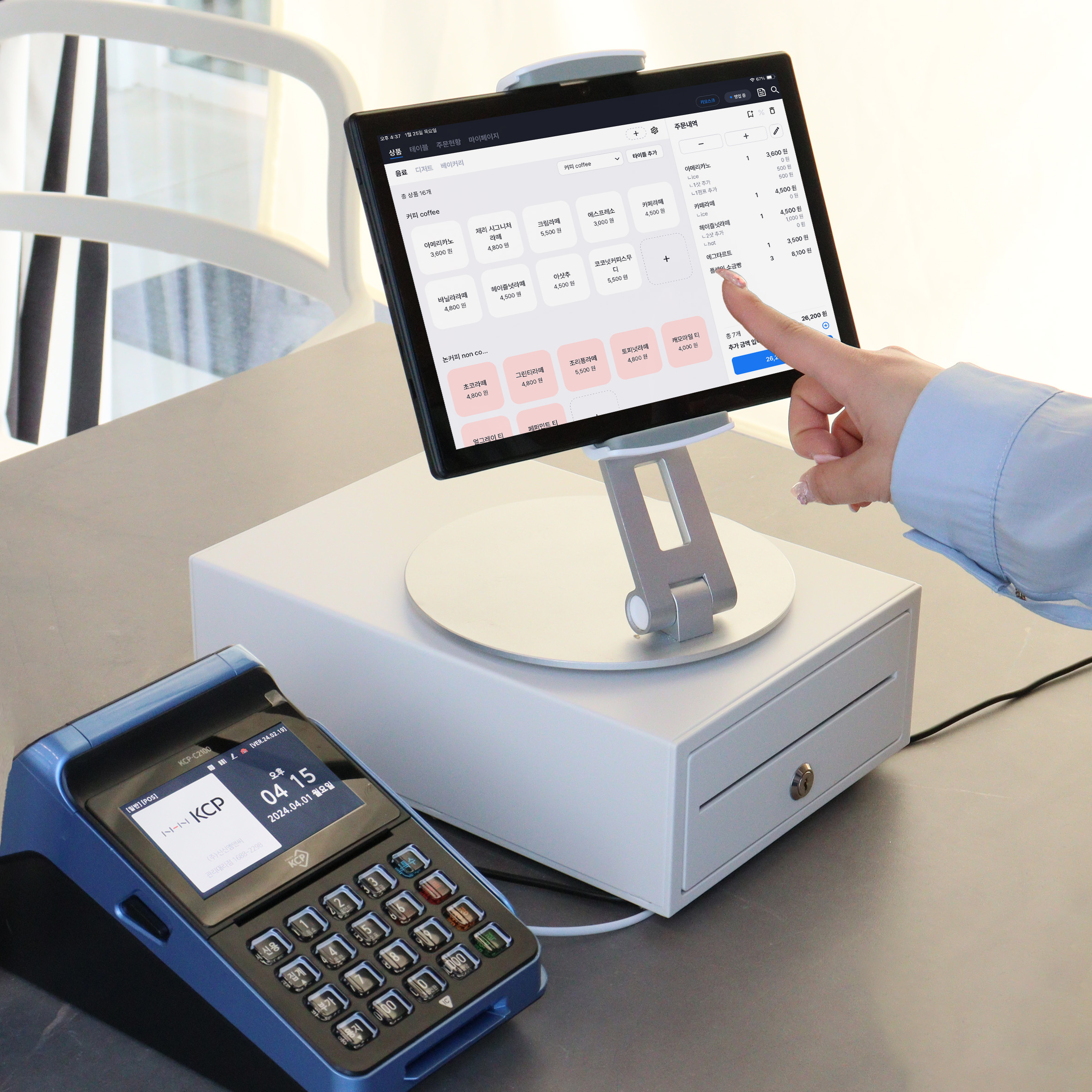 헬로 태블릿 포스기 애플페이 POS NFC 키오스크 카드단말기 포스프로그램 - 상세 이미지 2
