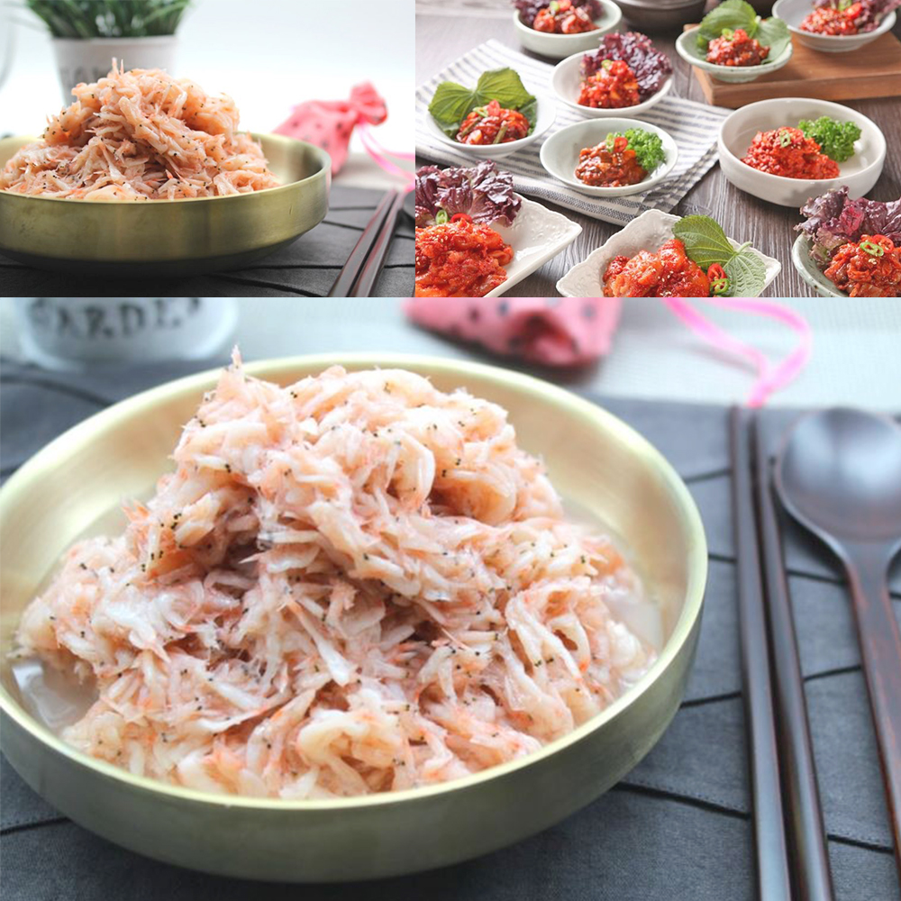 짭짤한 천일염 새우젓 1kg 족발 보쌈 요리 전통 반찬