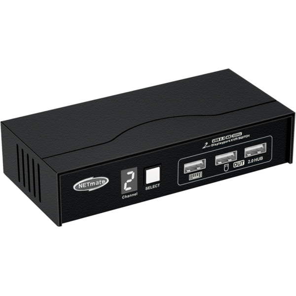 강원전자 넷메이트 4K 60Hz Displayport KVM 2:1 스위치(USB) NM-DK4602P - 상세 이미지 2