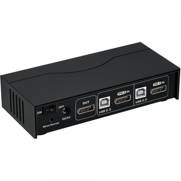 강원전자 넷메이트 4K 60Hz Displayport KVM 2:1 스위치(USB) NM-DK4602P - 상세 이미지 3