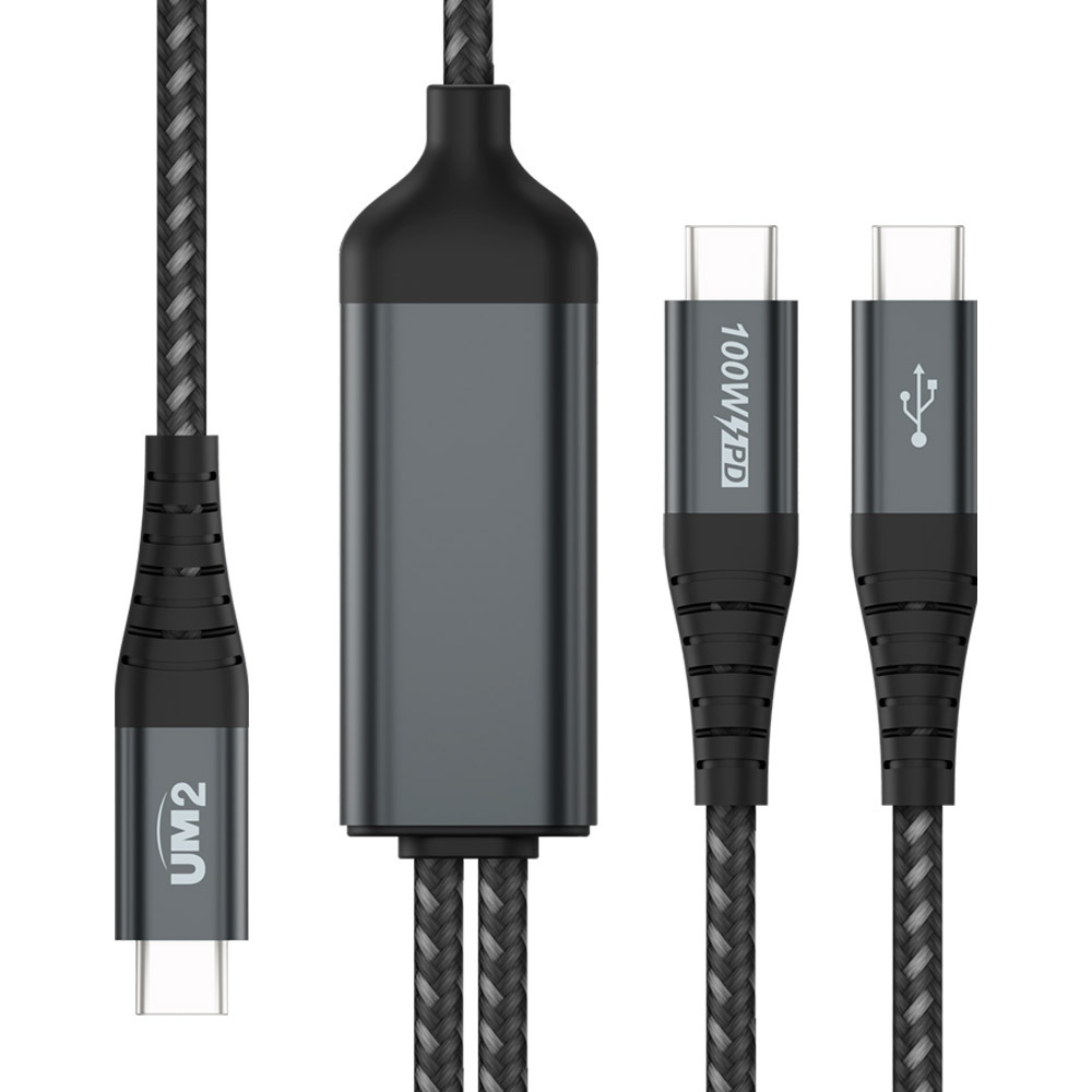 듀얼 2in1 C타입 100W 초고속 충전케이블 PPS 45W 노트북 갤럭시 아이폰충전 - 상세 이미지 4
