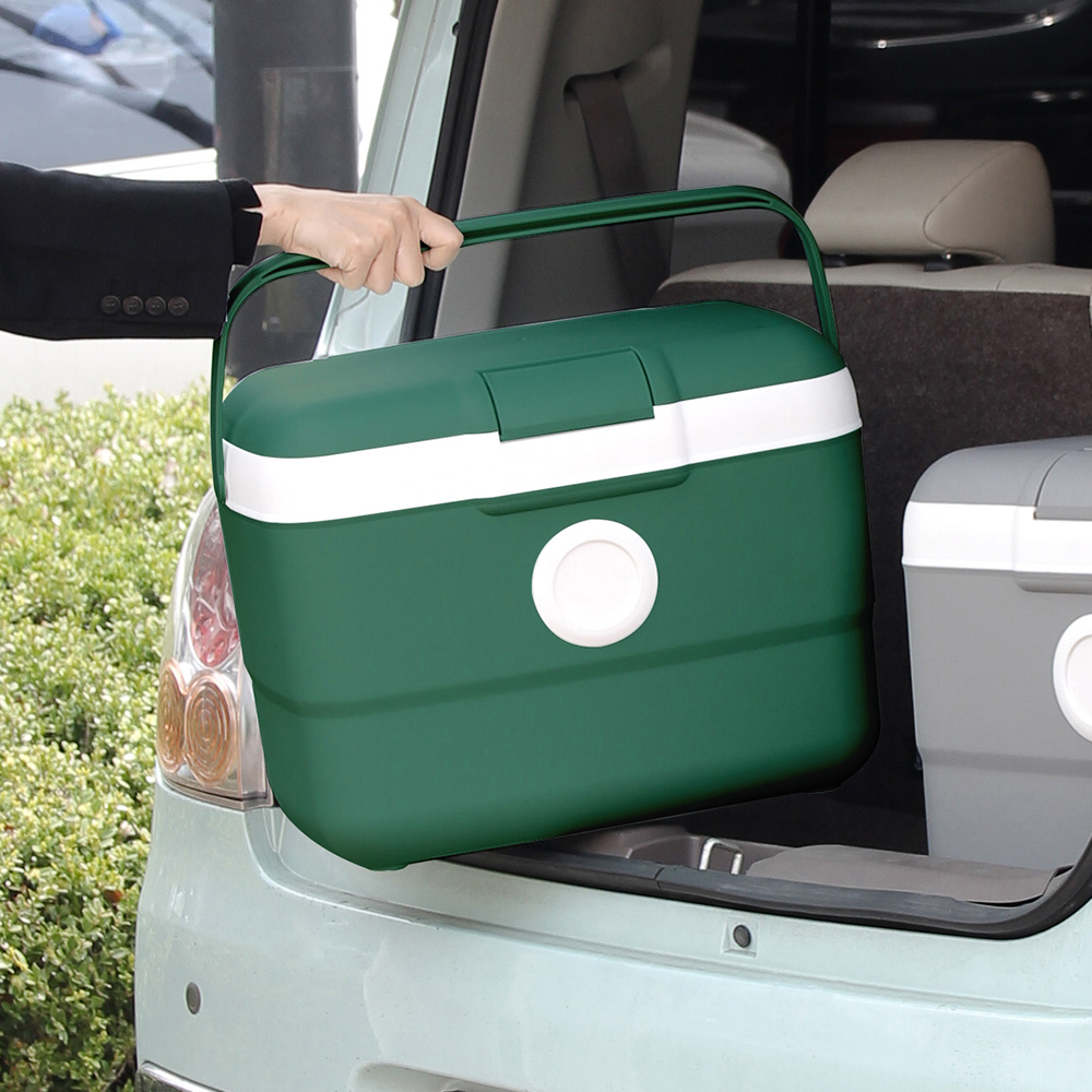 캠핑 차량용 차박 쿨러백 런치백 보온 보냉 낚시 도트 아이스박스 25L
