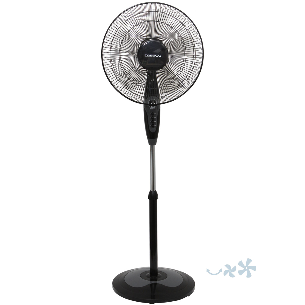 대우 키다리 선풍기 키큰 키높이 선풍기 거실 사무실 가정용 업소용 블랙 - 상세 이미지 3
