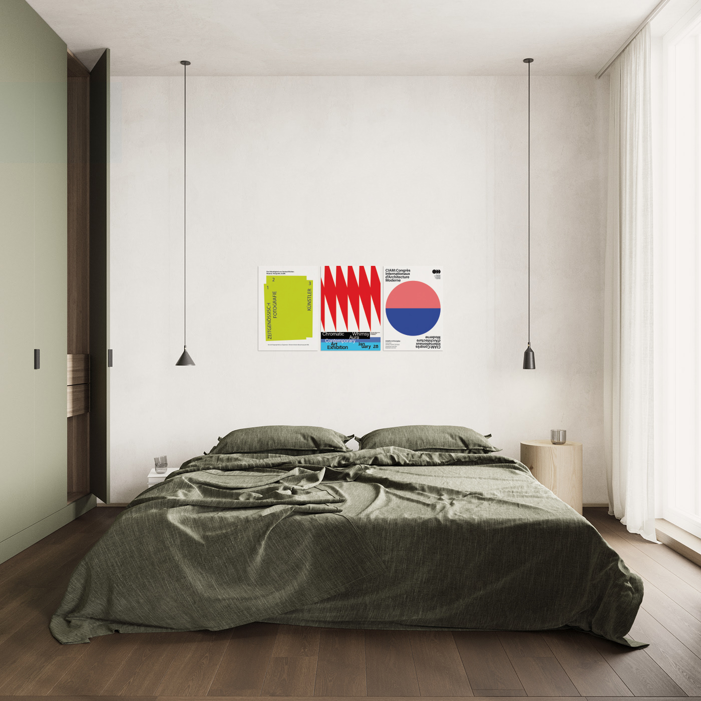 애시드로우 그림 인테리어 미드센추리모던 에코엽서 10종세트 - 상세 이미지 5