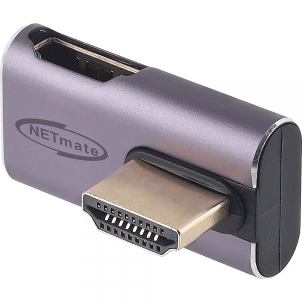 강원전자 넷메이트 HDMI 2.1 M/F 위쪽 꺾임 젠더 NM-HG2105 - 상세 이미지 2