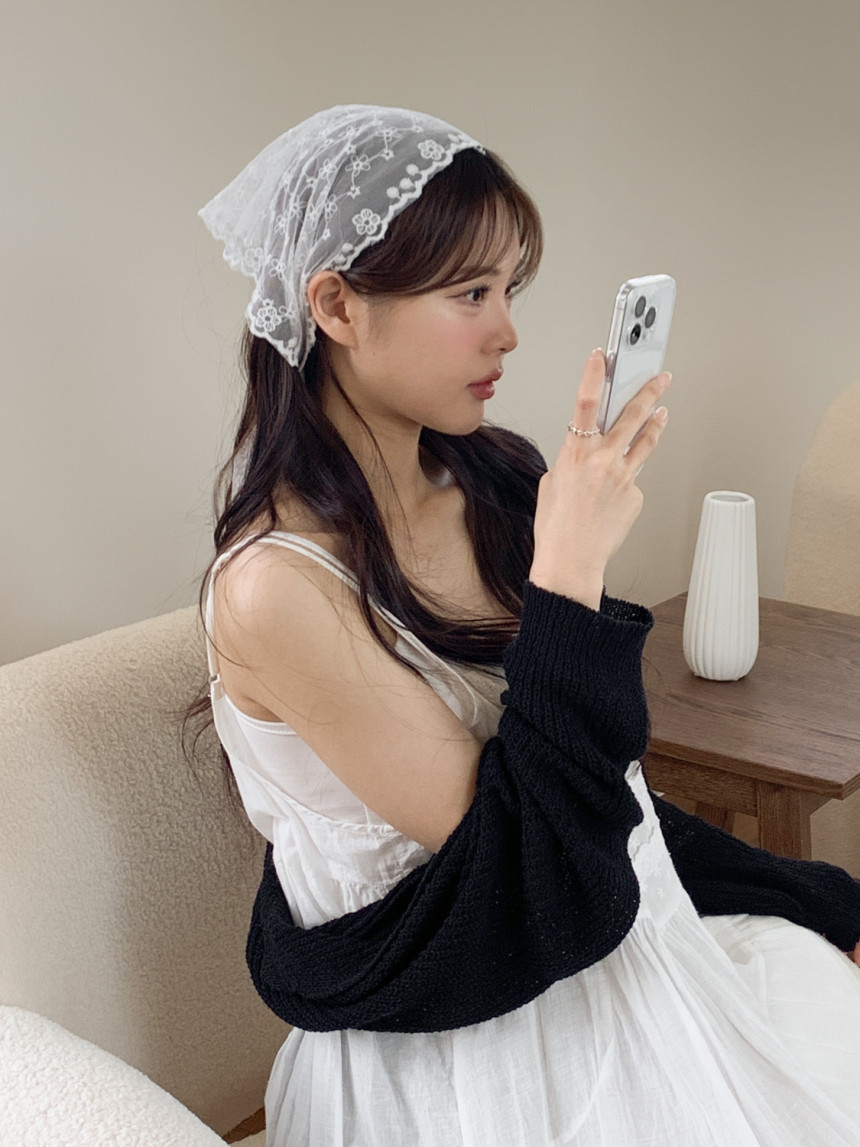 [❤당일출고❤14종] 코티지코어 여름 헤어 두건 반다나 삼각 스카프 모음 *2개이상 구매시 할인 상세 이미지 42