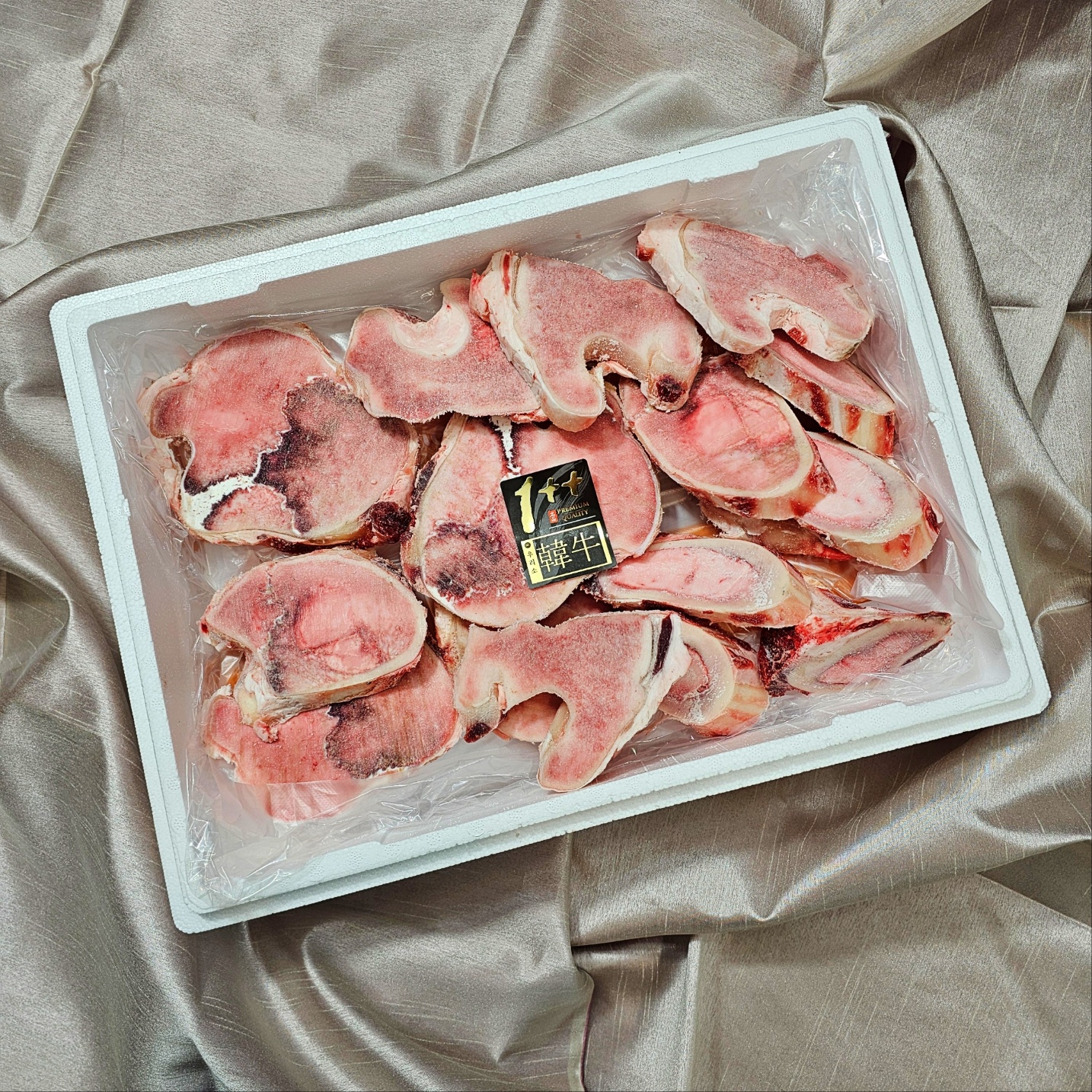 [박가네] 보신용 한우 사골 2kg 우족 꼬리 - 상품 이미지