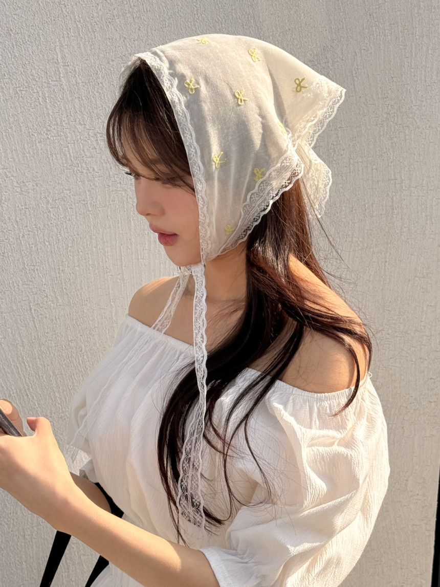[❤당일출고❤14종] 코티지코어 여름 헤어 두건 반다나 삼각 스카프 모음 *2개이상 구매시 할인 상세 이미지 176
