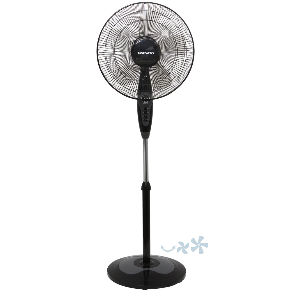 대우 키다리 선풍기 키큰 키높이 선풍기 거실 사무실 가정용 업소용 블랙 - 메인 이미지