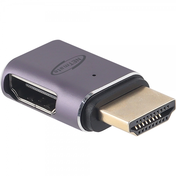 강원전자 넷메이트 HDMI 2.1 M/F 오른쪽 꺾임 젠더 NM-HG2102 - 상세 이미지 2