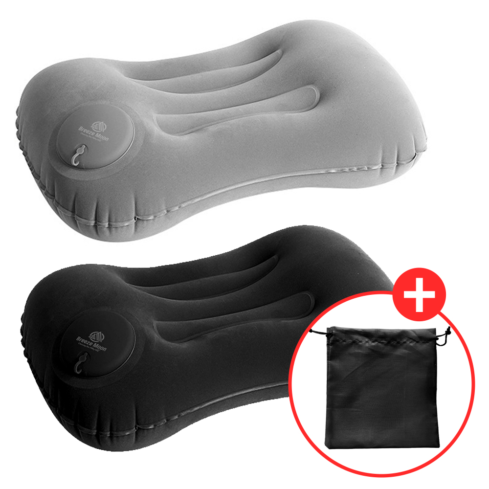 브리즈문 휴대용 여행용 에어 캠핑 베개 PVC 1개