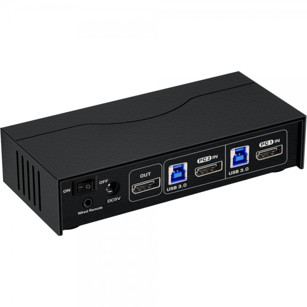 강원전자 넷메이트 8K 지원 Displayport KVM 2:1 스위치(USB) NM-DK8302P - 상세 이미지 3