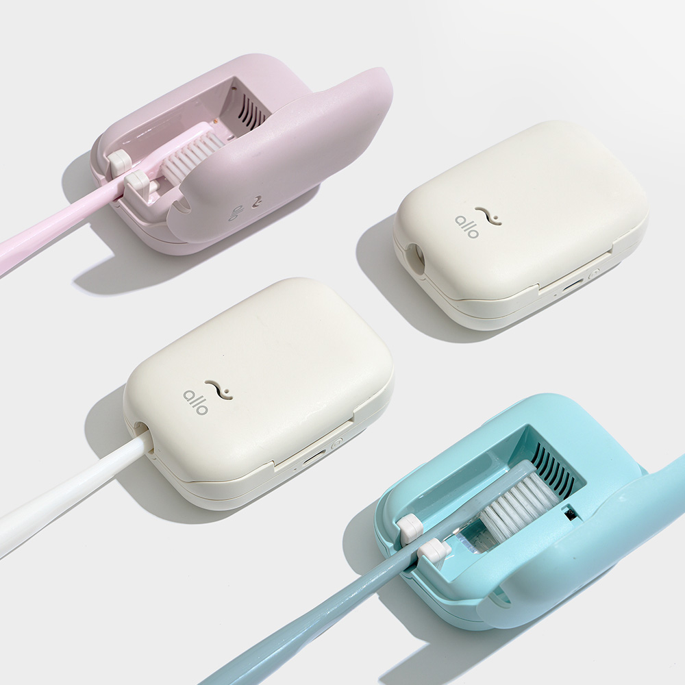 알로코리아 덴픽션 바람건조 고온히팅 UV-C 무선 휴대용 칫솔살균기 ATS1G - 상세 이미지 4