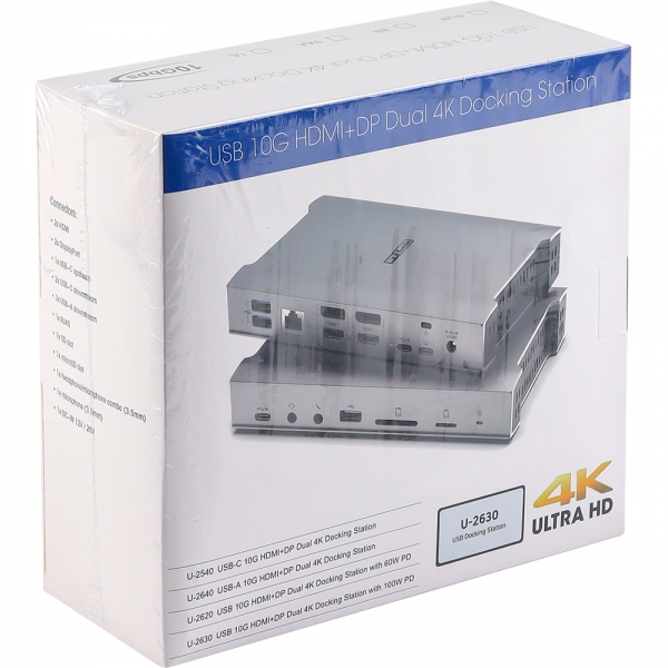 강원전자 넷메이트 DisplayLink USB 올인원 도킹 스테이션 U-2630 - 상세 이미지 4