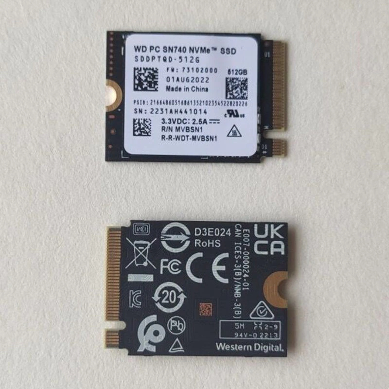 SN740 2230 1TB 스팀덱 SSD 교체 호환 SN740 M2 NVME - 메인 이미지