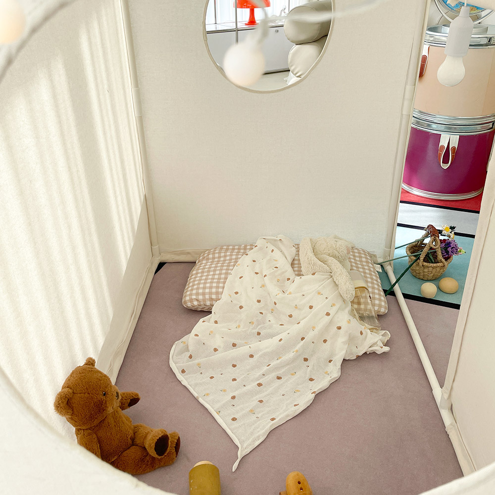 심플룸 직사각 아기 텐트 인디언 유아 키즈 플레이하우스 어린이