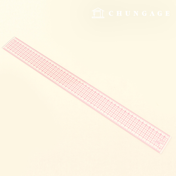 그레이딩자 방안자 인치 센치 양면 50cm 11773 - 상품 이미지