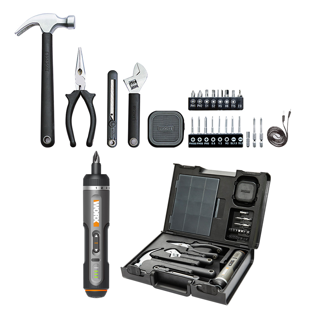 웍스 충전 스크류 전동드라이버 세트 4V WX242.1