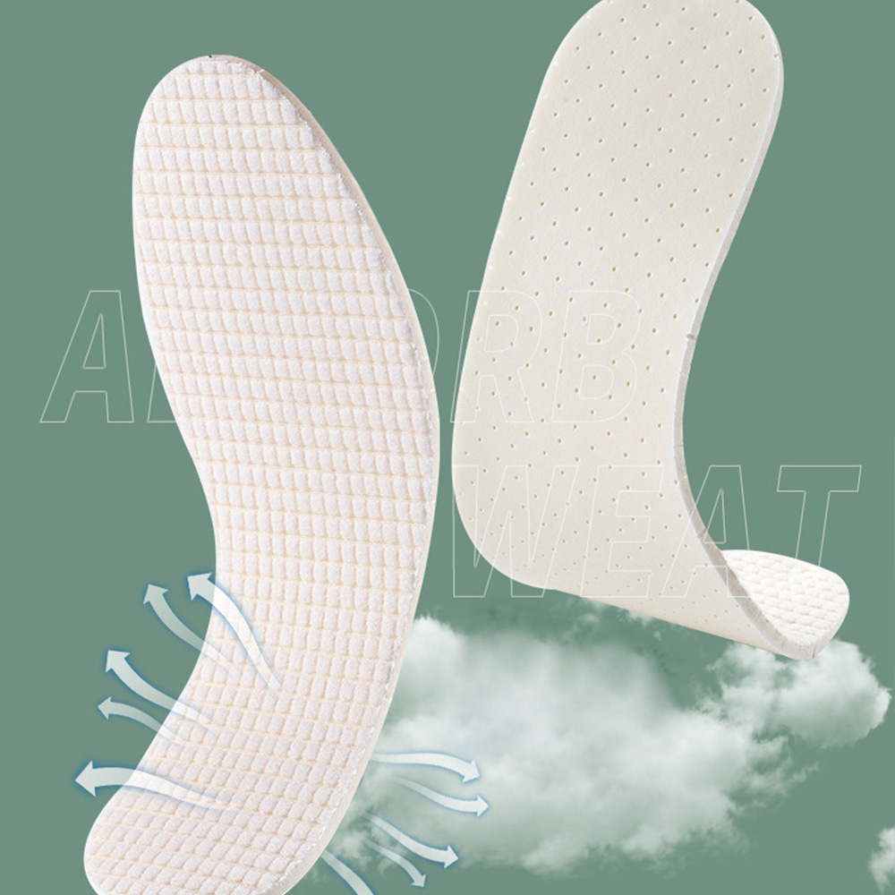 라텍스깔창 신발 평발 인솔 구름 쿠션 얇은 운동화 군대 안전화 군화 쿠션 요족 구두 1+1 - 상세 이미지 5