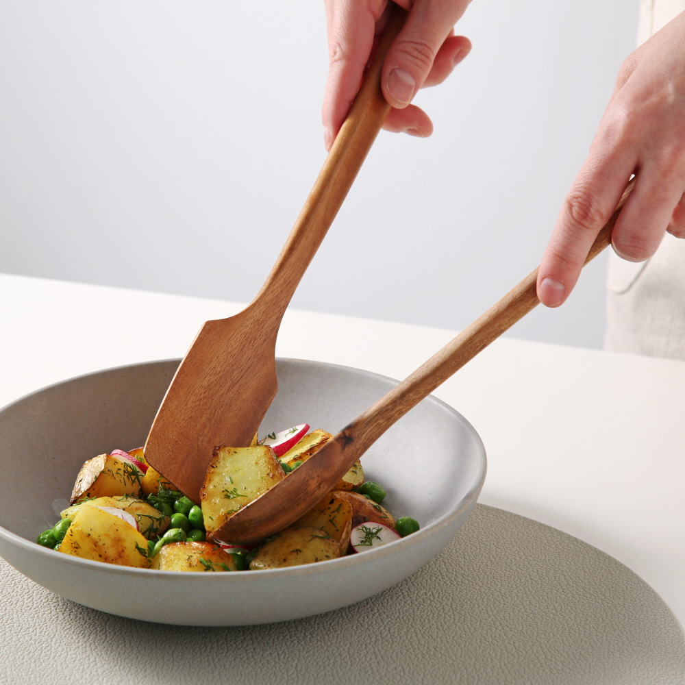 마리포사 키친툴 나무 조리도구 월넛 우드 원목 볶음 / 미니 뒤집개 27cm - 상세 이미지 2