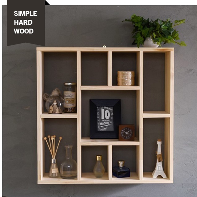 작은 엔틱 빈티지 우드 인테리어 소품 장식장 상패 원목 진열장