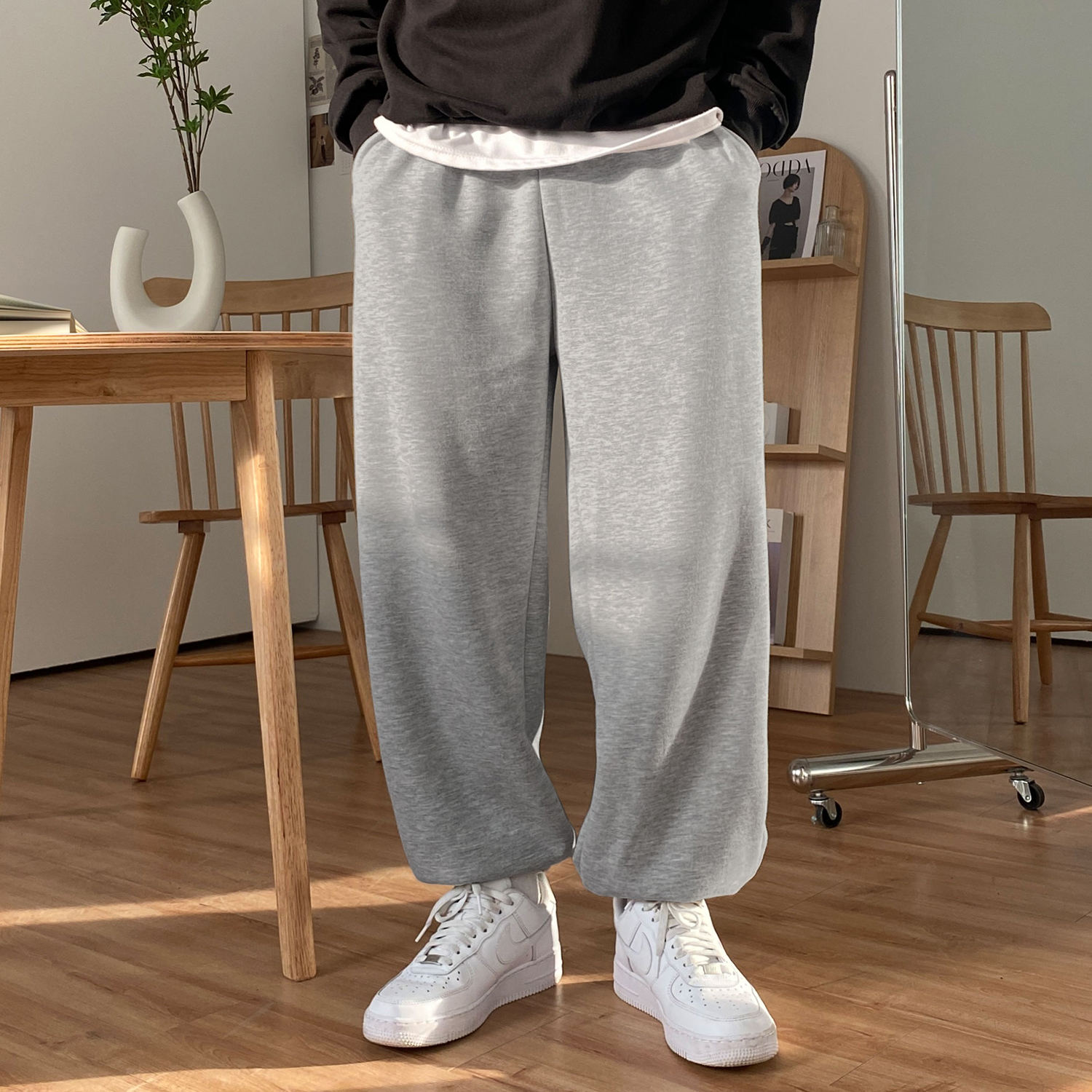 벌룬팬츠 남자조거팬츠 통큰바지 - 상품 이미지