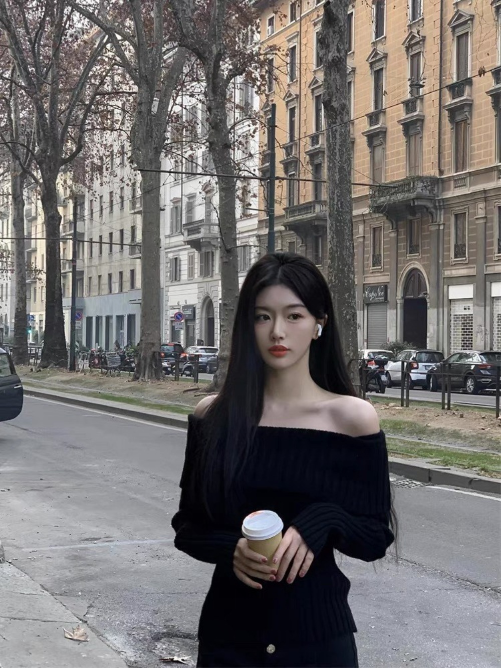 혜리 유튜브 태연 니트 오프숄더 날씬한 우앙한 옷 패션 의상 세번째 결혼 오승아 - 상세 이미지 3