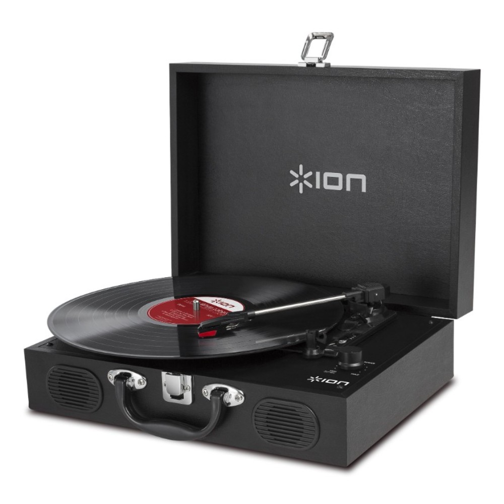 ION Audio 복고풍 포터블 레코드 플레이어 수트케이스형 제품 이미지