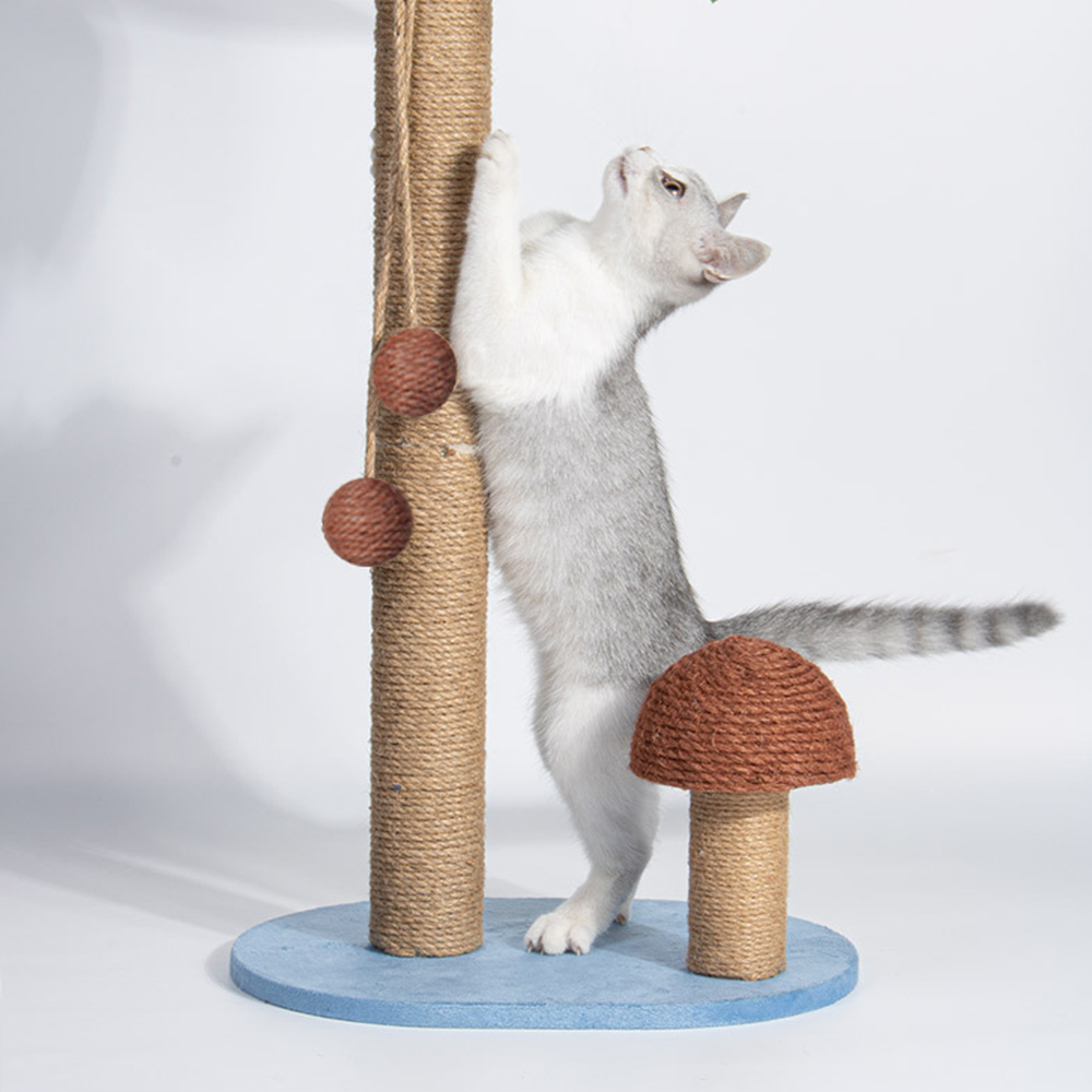 뽈뽈 팜트리 고양이 수직 스크래쳐 야자수 캣타워 73cm