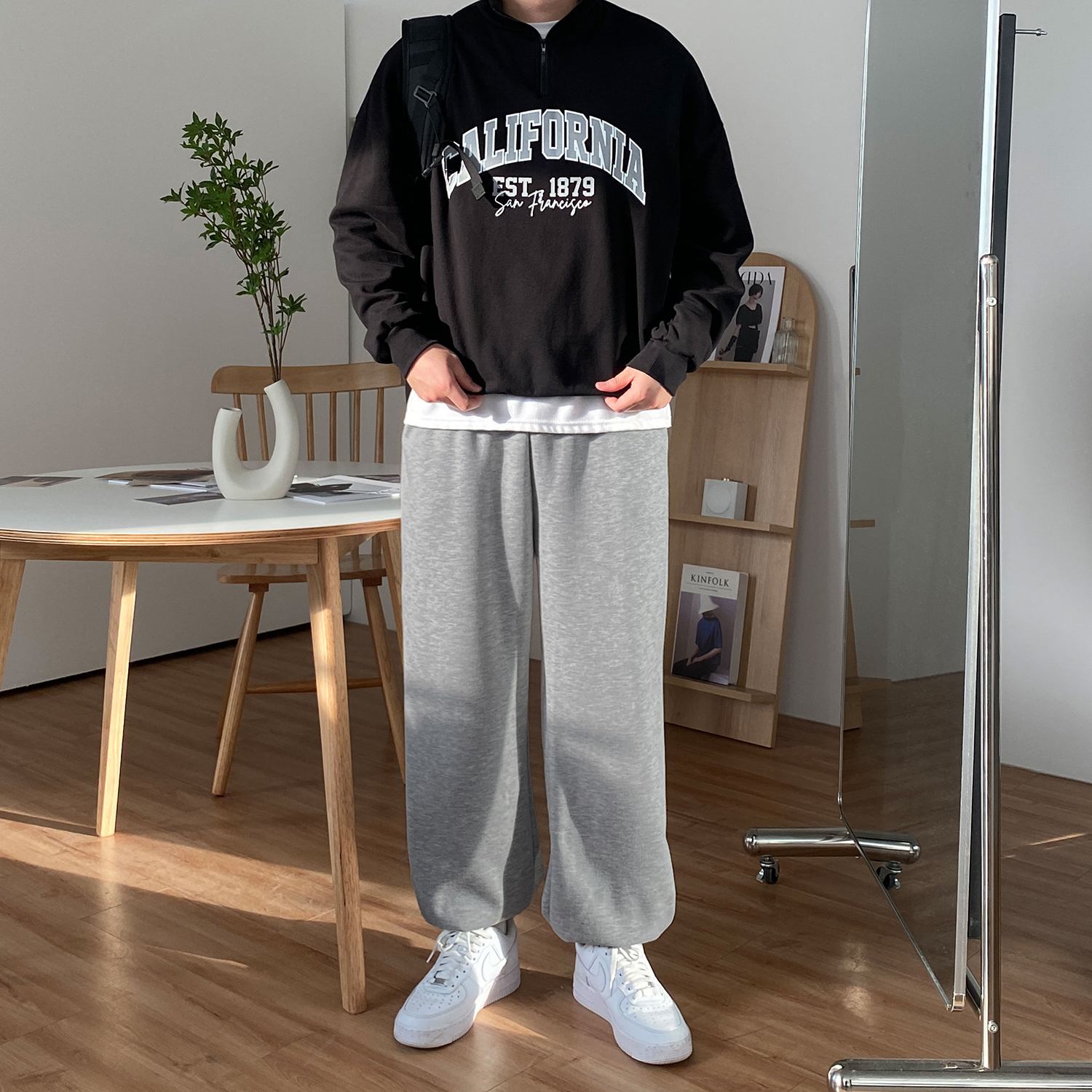 벌룬팬츠 남자조거팬츠 통큰바지 - 상세 이미지 2