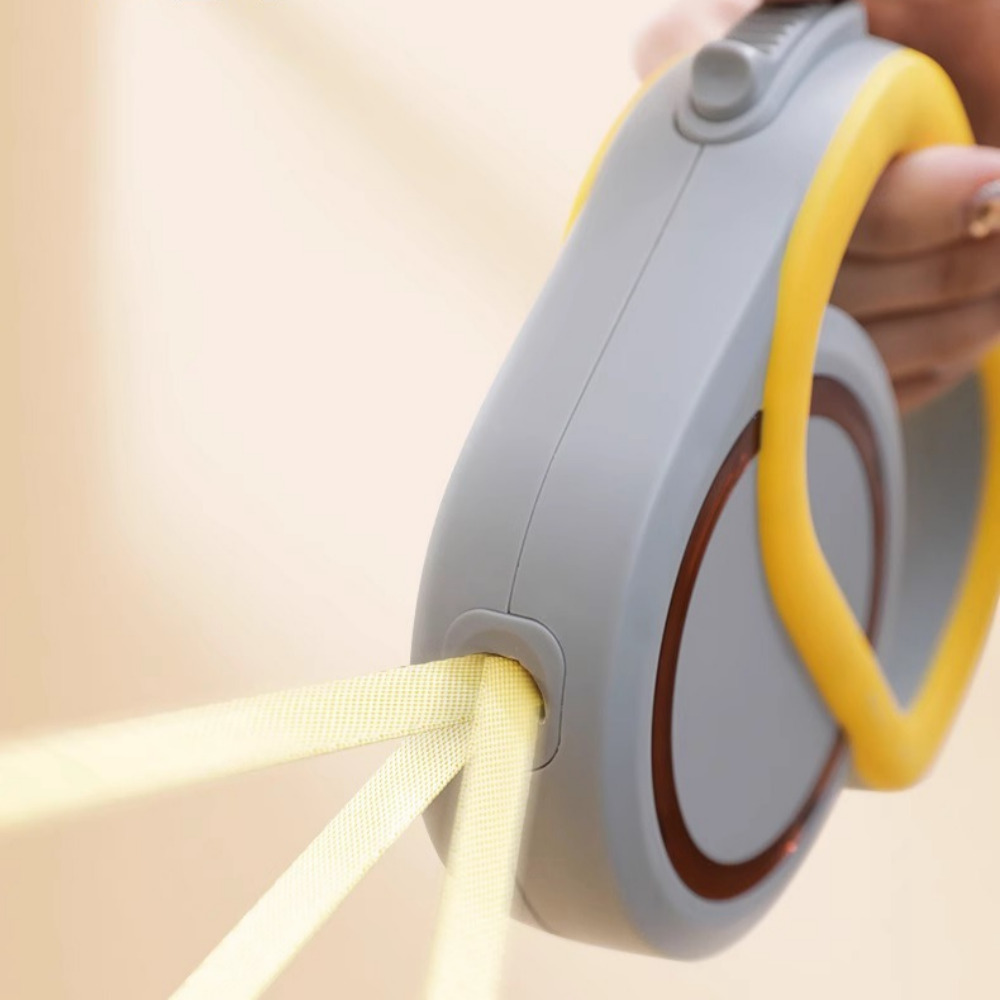 펫트너스 하트 강아지 자동리드줄 산책줄 목줄 3m