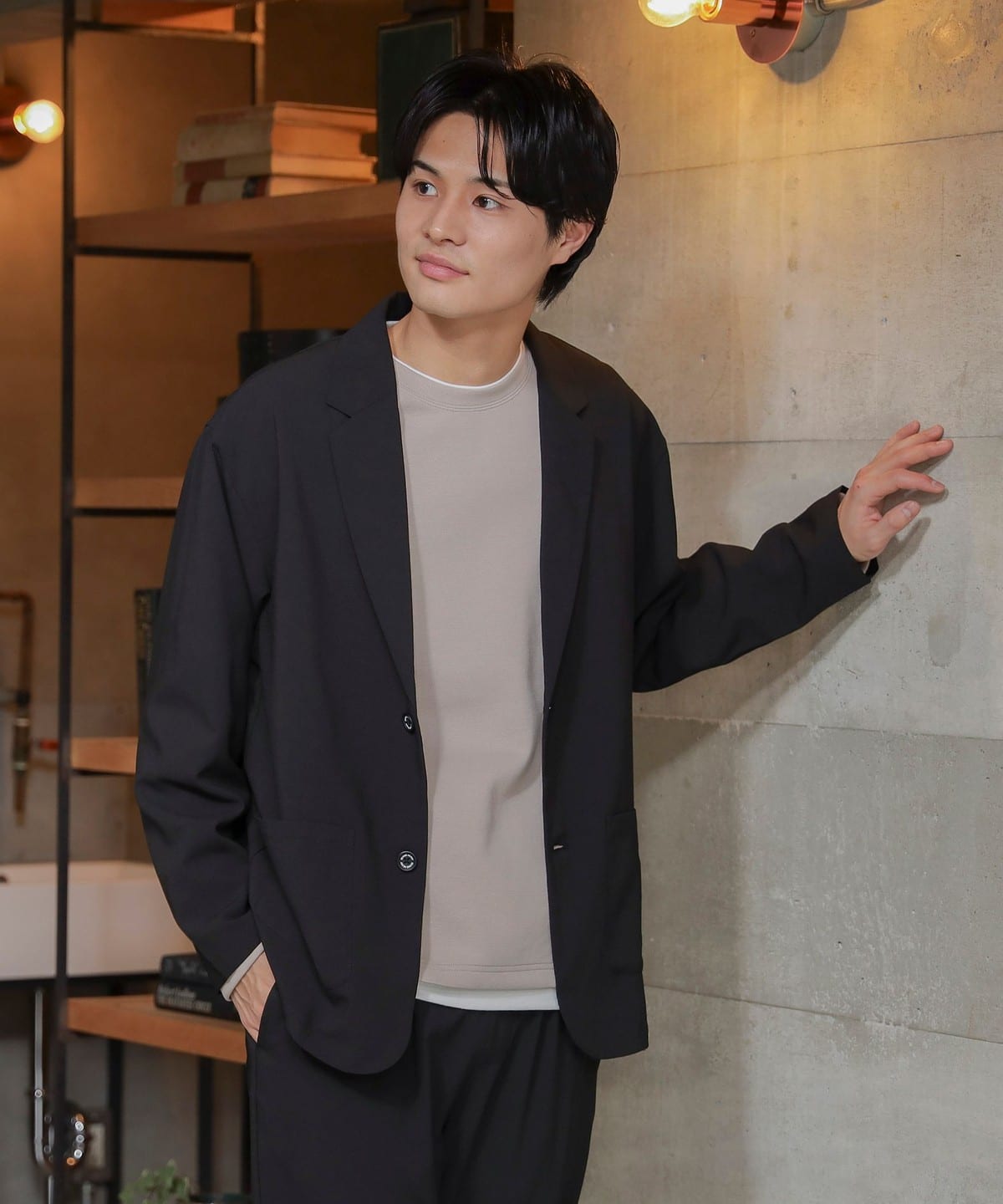 빔즈 BEAMS 그라미치 별주 루즈 테이퍼드 데님 팬츠 바지 3컬러 일본직구 - 메인 이미지