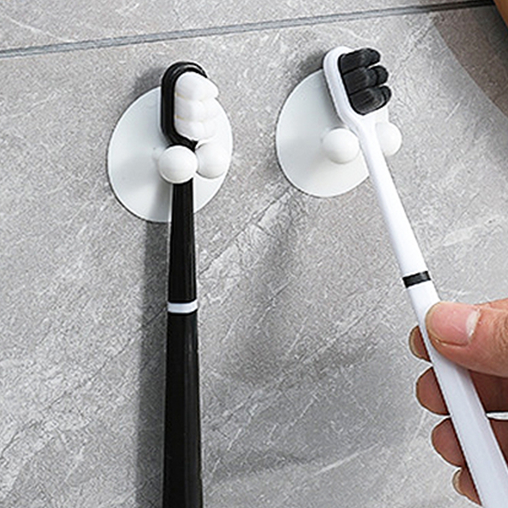 흡착식 칫솔꽂이 홀더 욕실 칫솔거치대 면도기걸이