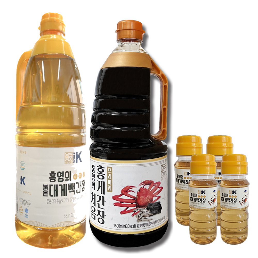 더동쪽바다가는길 홍영의 붉은대게 백간장1.5L 2개, 100ml 4개 - 상세 이미지 4