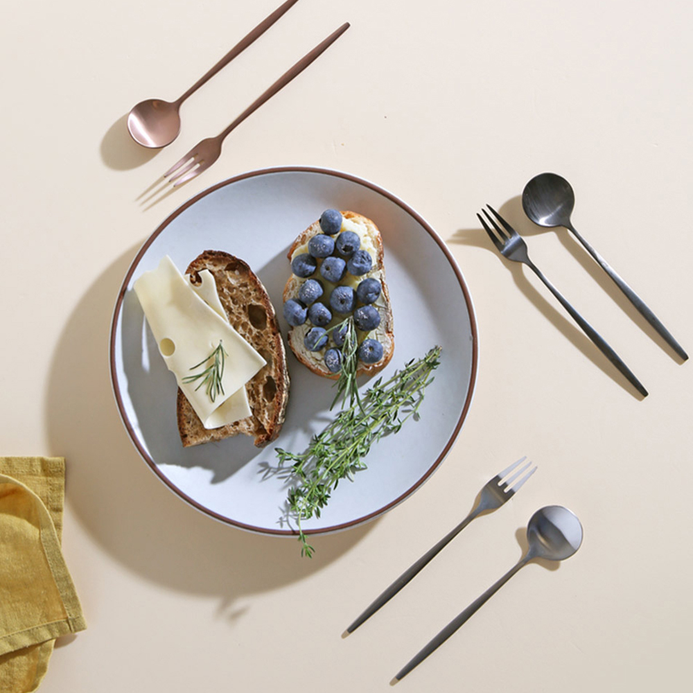 마리 커트러리세트 테이블스푼 디저트 포크 나이프 젓가락 티스푼 디너 카페