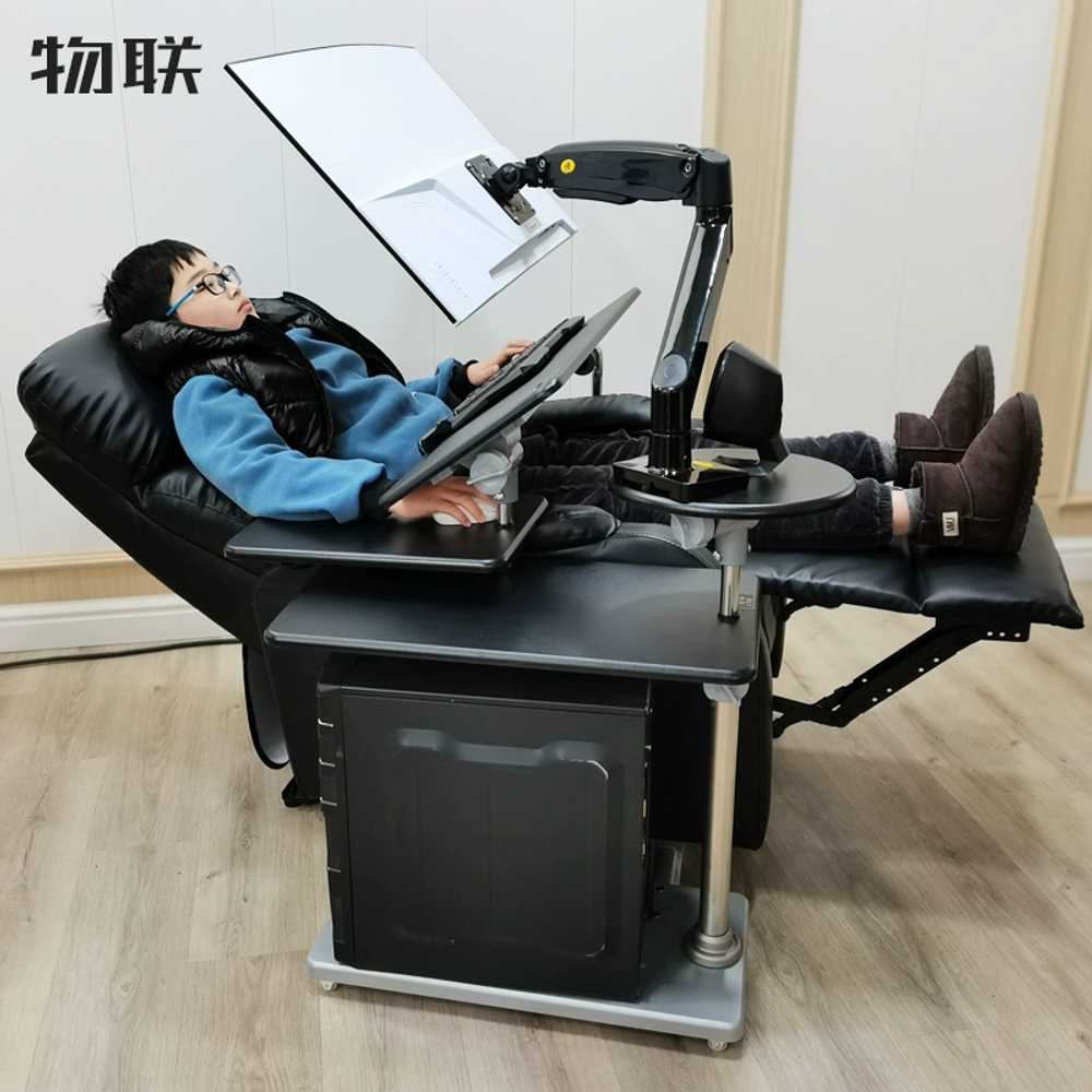 누워서 컴퓨터책상 회전 워크스테이션 노트북 데스크 - 상세 이미지 2