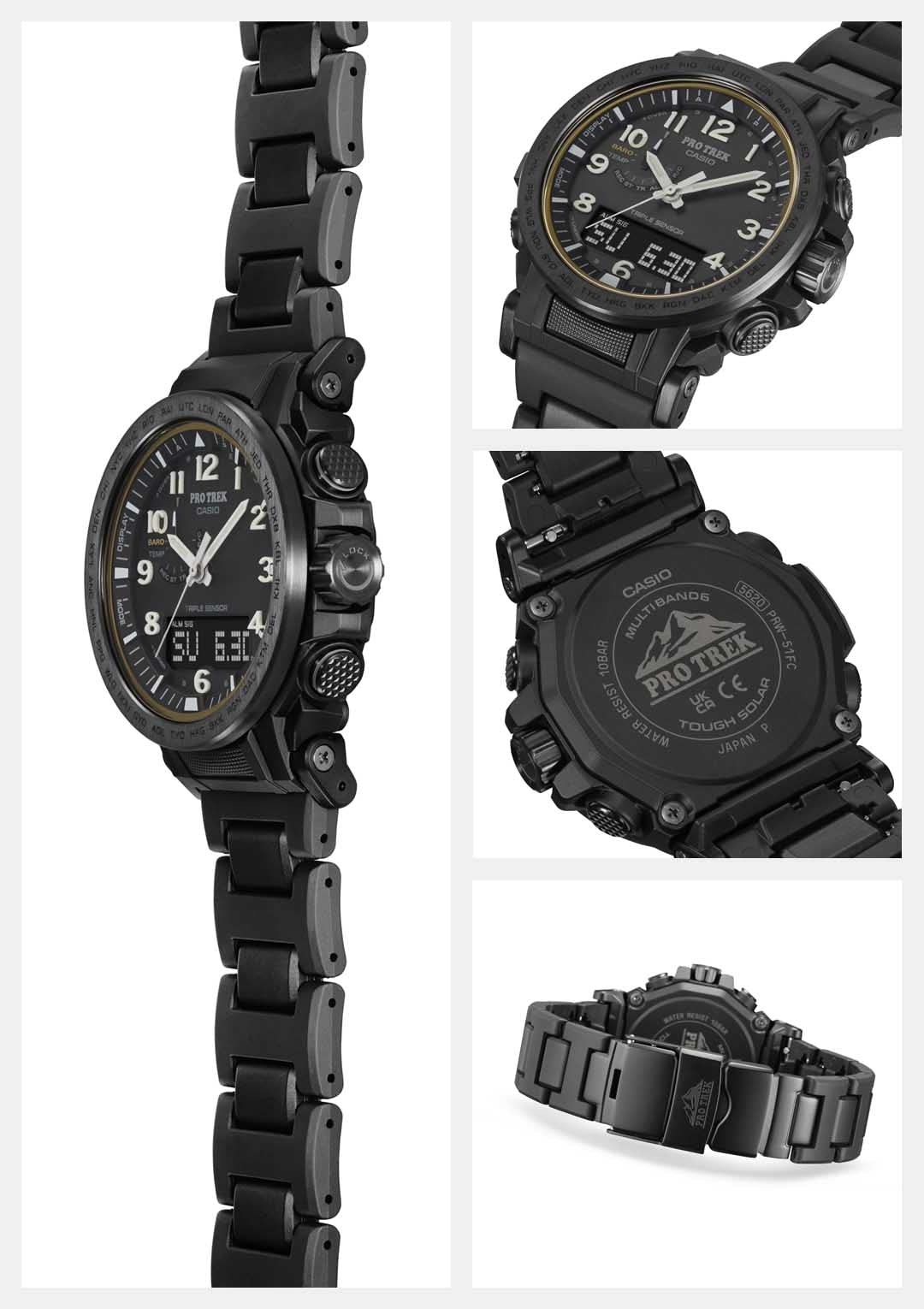 CASIO 카시오 PRW-51FC-1JF 남자 손목 시계 프로트렉 클라이머라인 일본 직구 - 상세 이미지 2