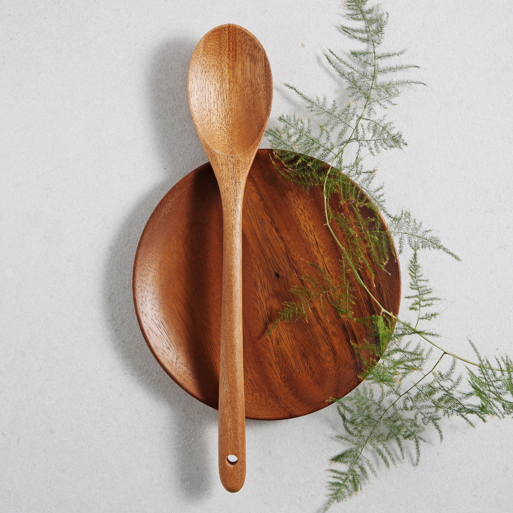 마리포사 키친툴 나무 조리도구 월넛 우드 원목 볶음 / 볶음스푼(L) 32cm - 상세 이미지 3