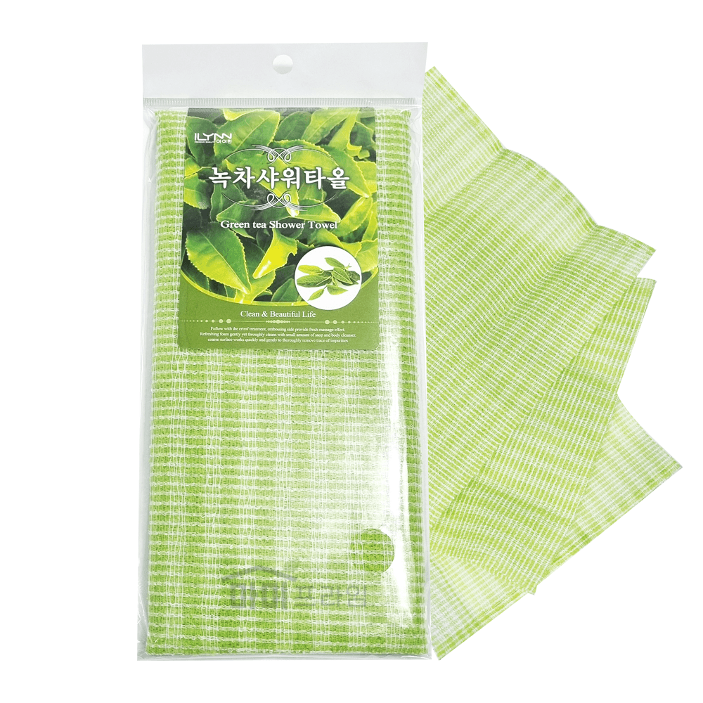 녹차 목욕타올 바디 샤워타월 샤워용품 거품타올