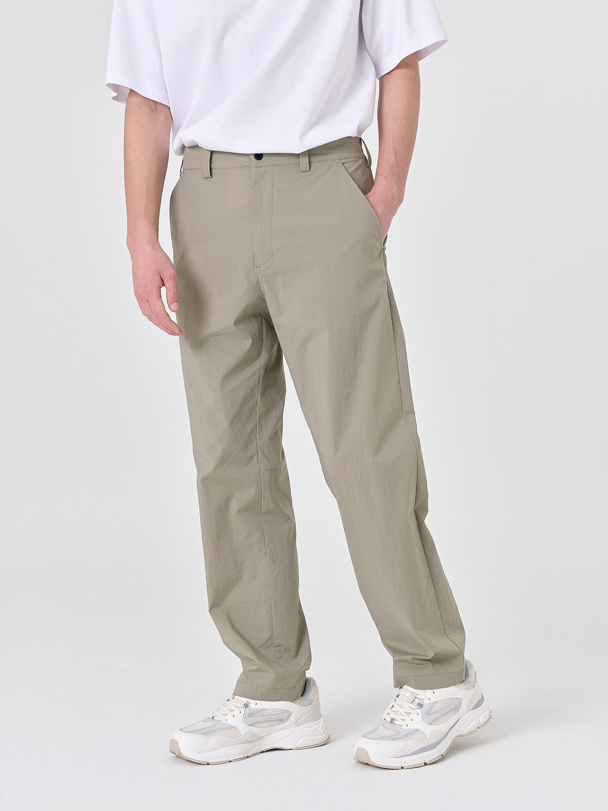 아부가르시아 캐주얼 베이직 일자 팬츠 KHAKI BROWN 제품 이미지