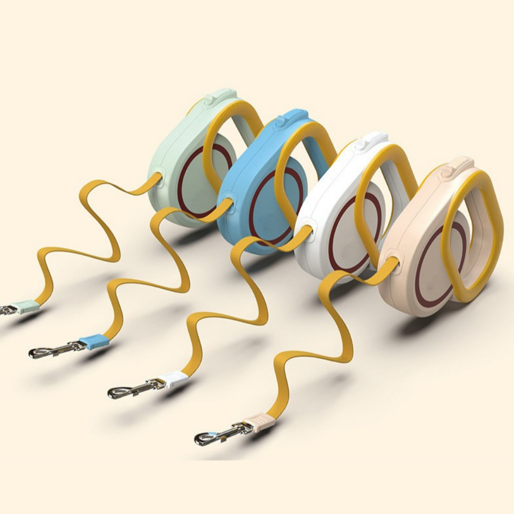 펫트너스 하트 강아지 자동리드줄 산책줄 목줄 3m