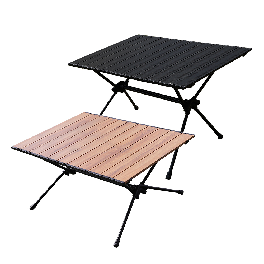 카르닉 캠핑 롤 테이블 RCT-001 높이조절 접이식 경량 휴대용 야외 블랙